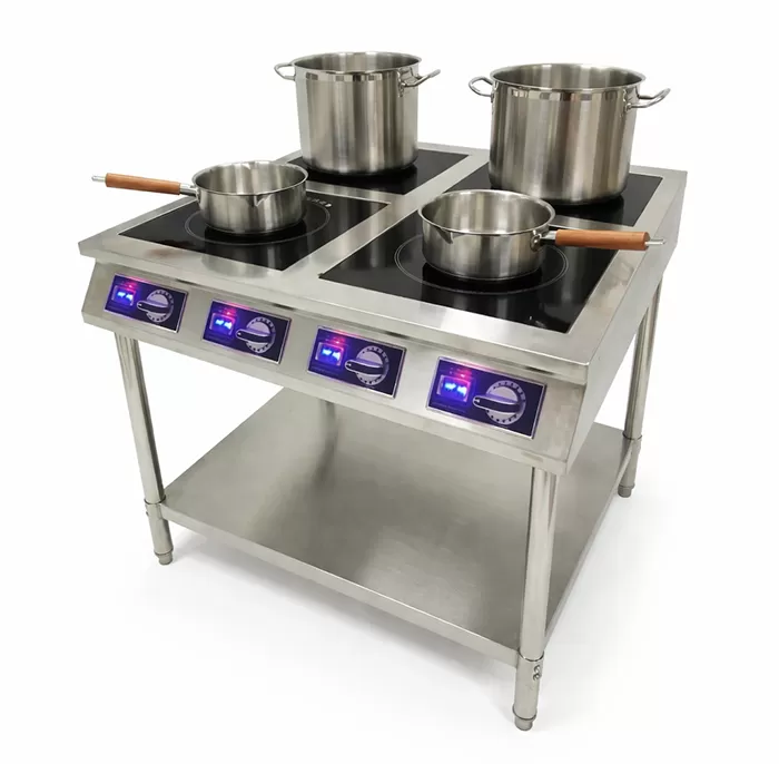 bếp từ c&ocirc;ng nghiệp 4 họng 5000w