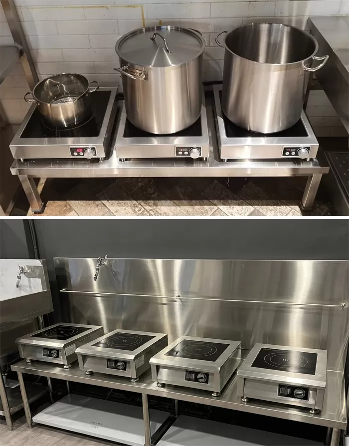 bếp từ công nghiệp cho nhà hàng nhỏ