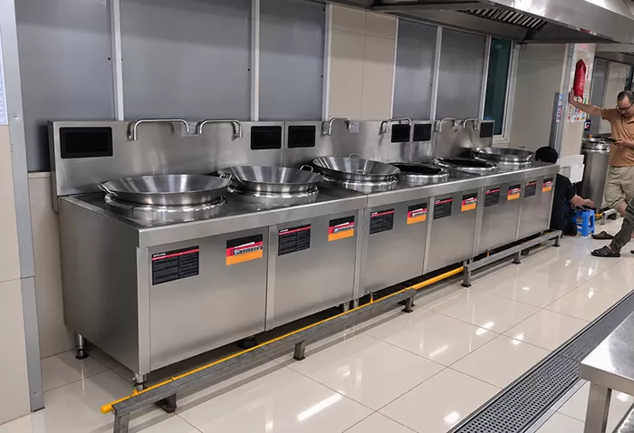 Bếp từ công nghiệp đôi chảo lõm