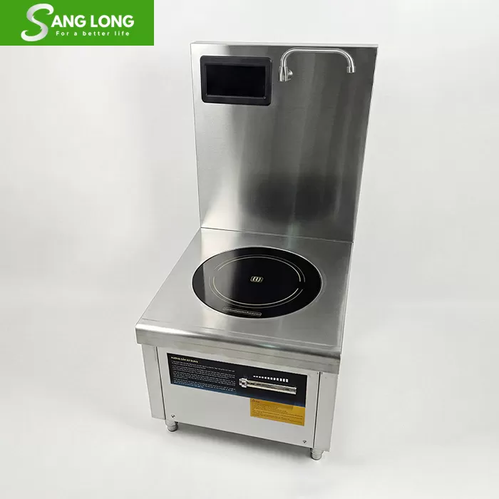 Bếp từ công nghiệp đơn 12kw mặt phẳng