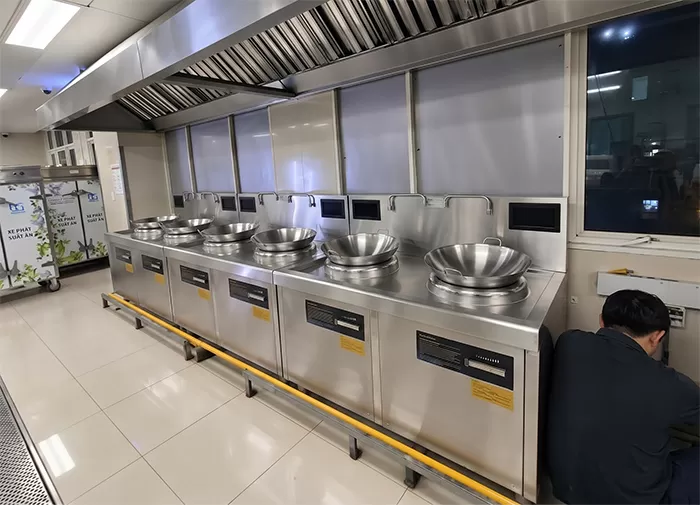 Bếp từ công nghiệp tiêu thụ bao nhiêu điện năng