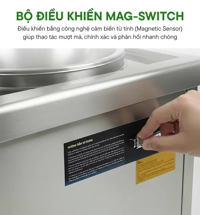 Bộ điều chỉnh bếp từ c&ocirc;ng nghiệp đơn chảo liền D800