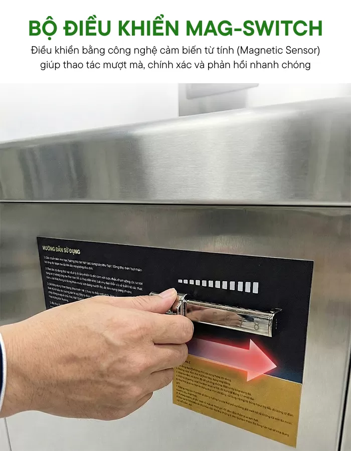 bộ điều khiển bếp từ đ&ocirc;i mặt l&otilde;m 12kw
