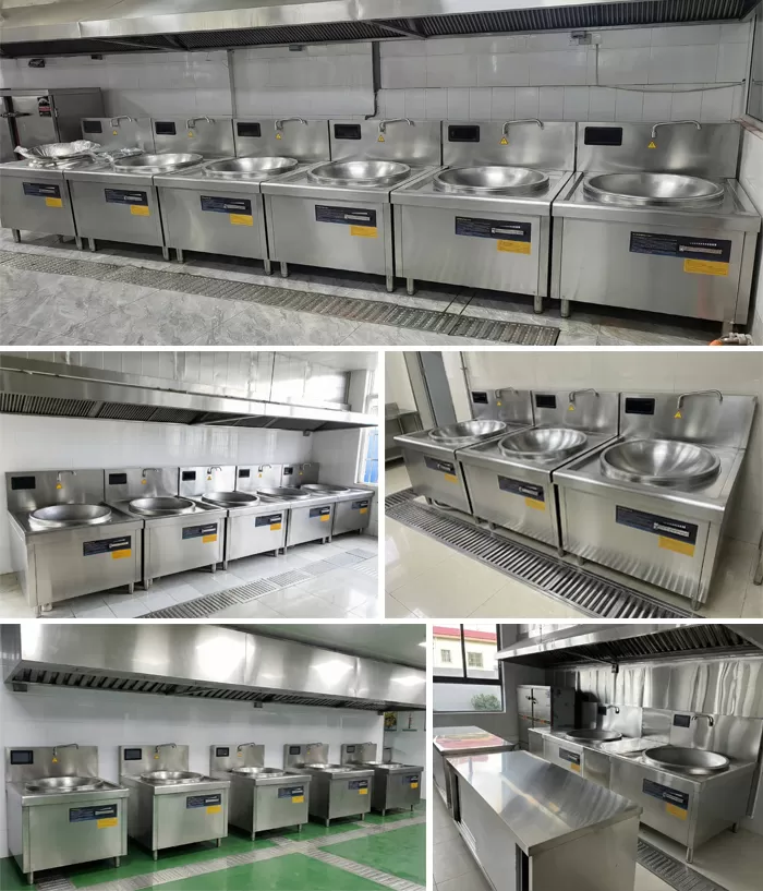 h&igrave;nh ảnh thực tế dự &aacute;n bếp từ đơn chảo liền D1000