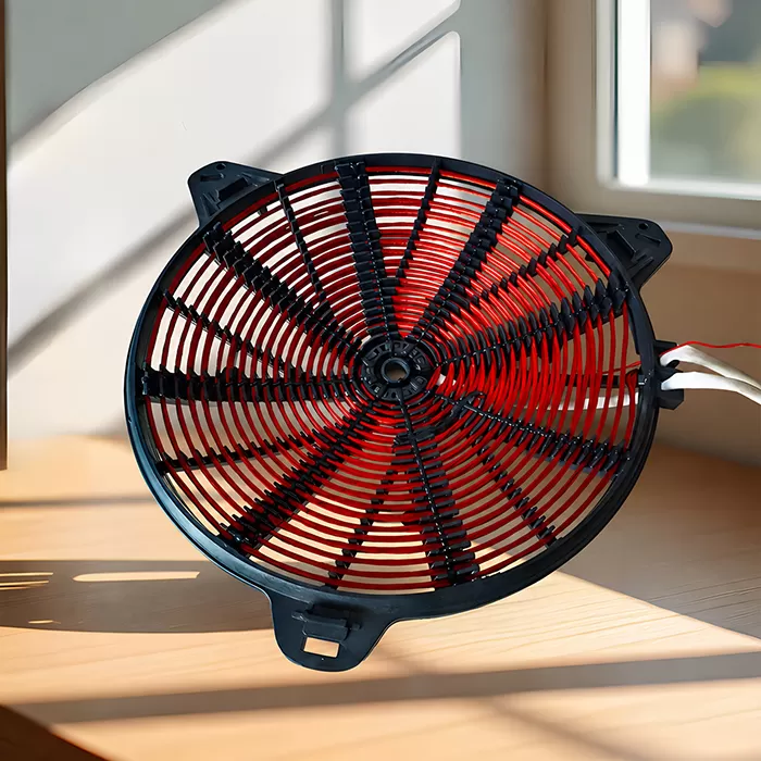 Kích thước cuộn dây từ bếp từ chảo lõm 15kw