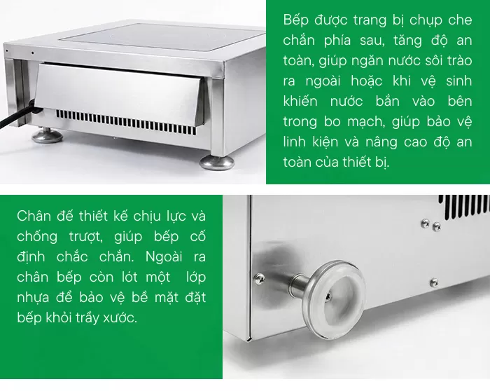 th&ocirc;ng tin chi tiết bếp từ 5kw mặt phẳng 2