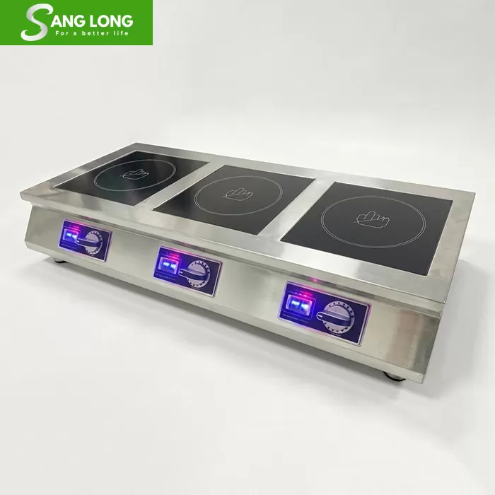 Bếp từ công nghiệp 3 họng 5000w để bàn