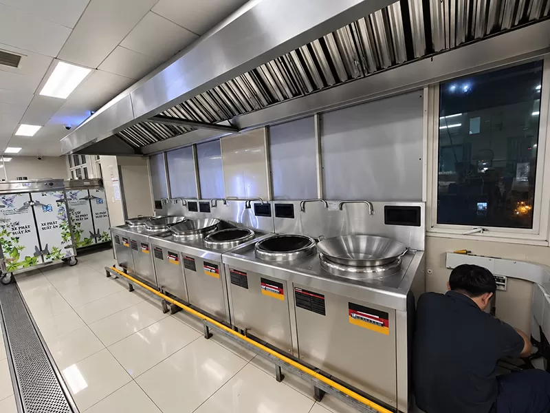Bếp từ công nghiệp chảo lõm | Cách chọn công suất phù hợp
