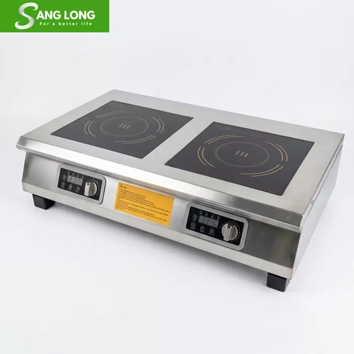 Bếp từ công nghiệp đôi mặt phẳng 5000w