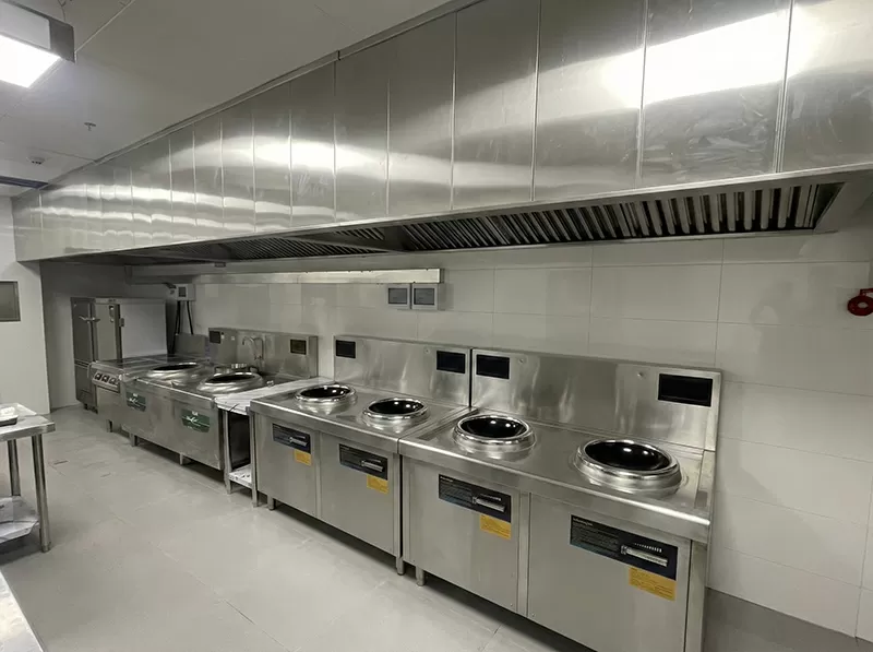 Dự án bếp từ công nghiệp cho nhà hàng
