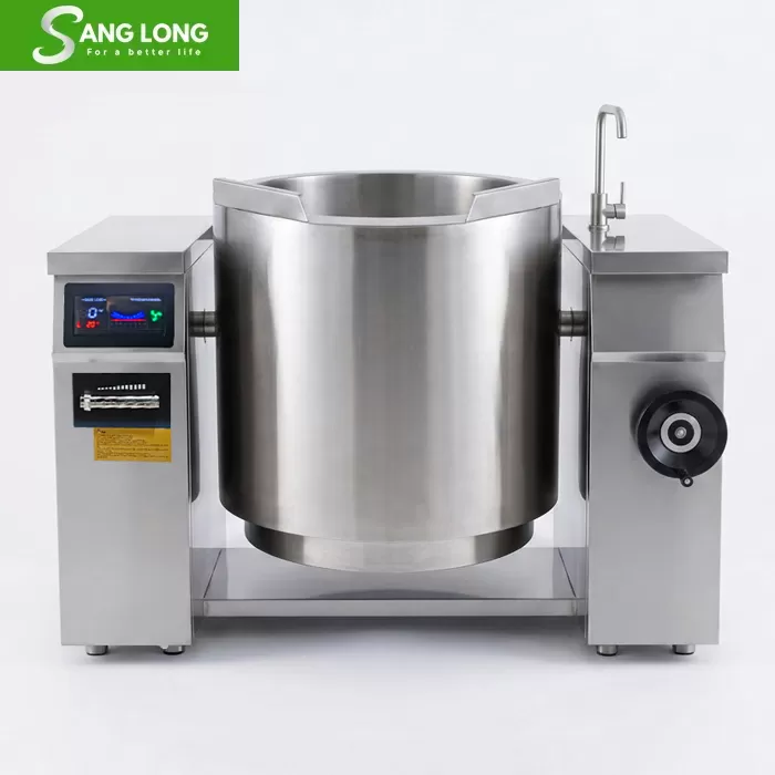 Nồi hầm tay quay điện từ 250 lít
